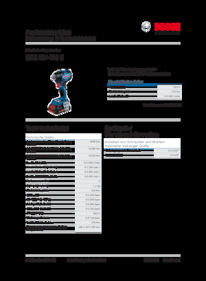 Акумулаторни ударни винтоверти и гаечни ключове Bosch GDS 18V-210 C