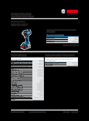 Акумулаторни ударни винтоверти и гаечни ключове Bosch GDS 18V-210 C