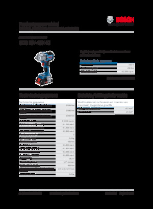Акумулаторни ударни винтоверти и гаечни ключове Bosch GDS 18V-450 HC
