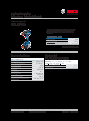 Акумулаторни ударни винтоверти и гаечни ключове Bosch GDX 18V-200