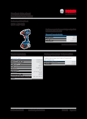 Акумулаторни ударни винтоверти и гаечни ключове Bosch GDX 18V-200