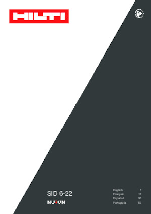 Акумулаторни ударни винтоверти и гаечни ключове Hilti SID 6-22