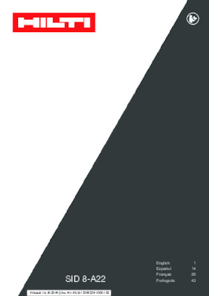 Акумулаторни ударни винтоверти и гаечни ключове Hilti SID 8-A22 