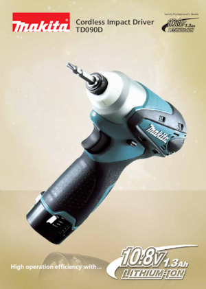 Акумулаторни ударни винтоверти и гаечни ключове Makita TD090D