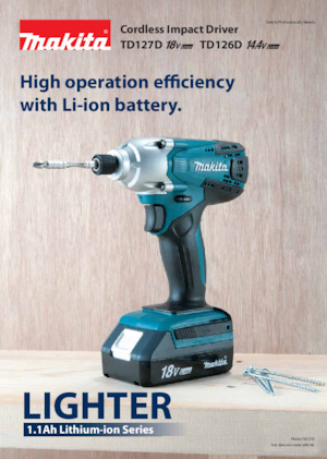 Акумулаторни ударни винтоверти и гаечни ключове Makita TD127D 
