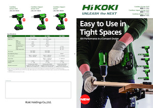 Акумулаторни ударни винтоверти и гаечни ключове HiKOKI WH18DA