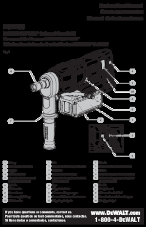 Акумулаторни къртачи SDS DEWALT DCD150Z2