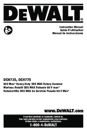 Акумулаторни къртачи SDS DEWALT DCH735X2
