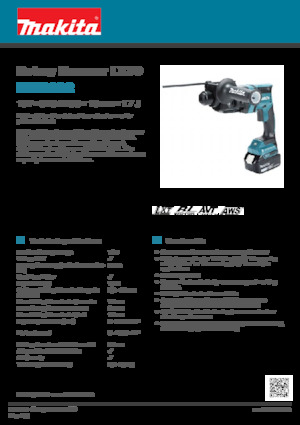 Акумулаторни къртачи SDS Makita DHR182