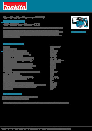 Акумулаторни къртачи SDS Makita DHR182ZWJU