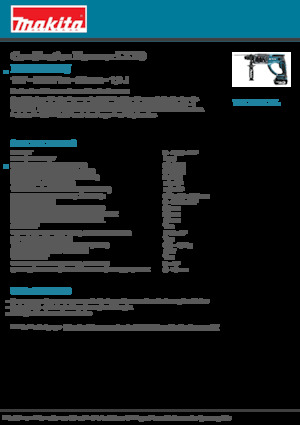 Акумулаторни къртачи SDS Makita DHR202RFJ