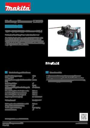 Акумулаторни къртачи SDS Makita DHR242