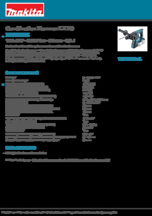 Акумулаторни къртачи SDS Makita DHR263Z