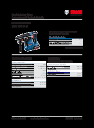 Акумулаторни къртачи SDS Bosch GBH 18V-24 C 