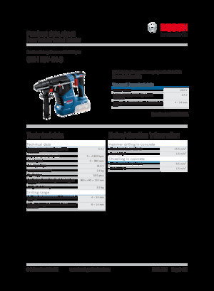 Акумулаторни къртачи SDS Bosch GBH 18V-24 C 