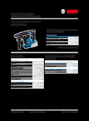 Акумулаторни къртачи SDS Bosch GBH 18V-24 C 