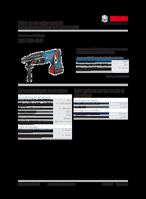 Акумулаторни къртачи SDS Bosch GBH 18V-26 D