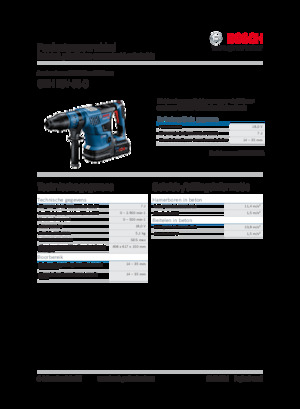 Акумулаторни къртачи SDS Bosch GBH 18V-36 C