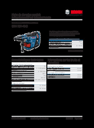 Акумулаторни къртачи SDS Bosch GBH 18V-40 C