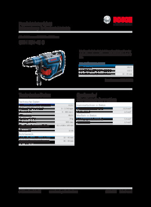 Акумулаторни къртачи SDS Bosch GBH 18V-45 C