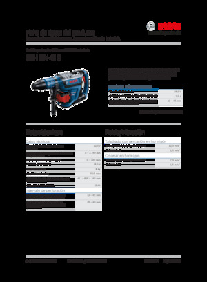 Акумулаторни къртачи SDS Bosch GBH 18V-45 C