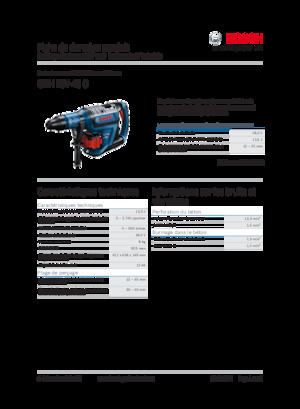 Акумулаторни къртачи SDS Bosch GBH 18V-45 C