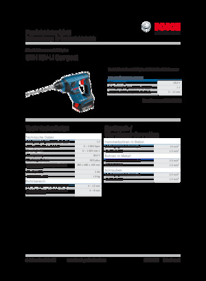 Акумулаторни къртачи SDS Bosch GBH 18V-LI Compact