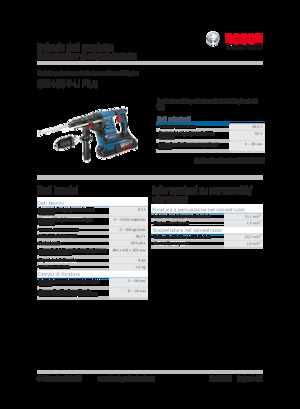 Акумулаторни къртачи SDS Bosch GBH 36 V-LI Plus