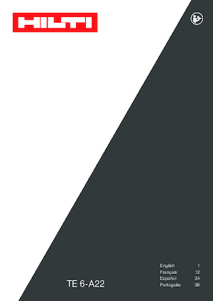 Акумулаторни къртачи SDS Hilti TE 6-A22 