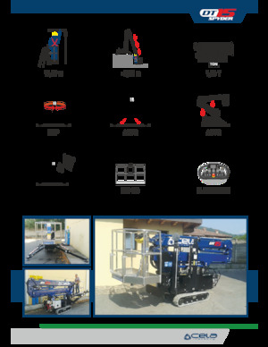 Пълзящи повдигачи с подвижна стрела CELA DT 15 Spyder