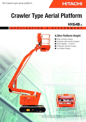 Пълзящи повдигачи с подвижна стрела Hitachi HX 64 B 2