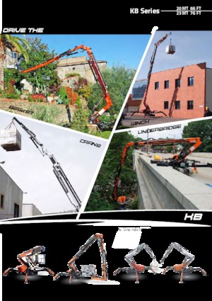 Пълзящи повдигачи с подвижна стрела Cormidi KB20