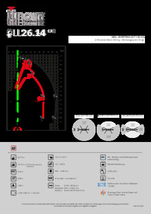 Пълзящи повдигачи с подвижна стрела Hinowa Lightlift 26.14 Performance IIIS MK3