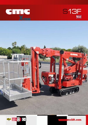 Пълзящи повдигачи с подвижна стрела CMC S13F