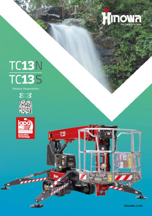 Пълзящи повдигачи с подвижна стрела Hinowa TeleCrawler 13S