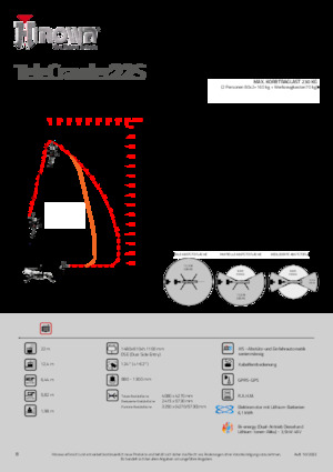 Пълзящи повдигачи с подвижна стрела Hinowa TeleCrawler 22S