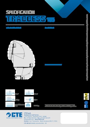 Пълзящи повдигачи с подвижна стрела CTE Traccess 135