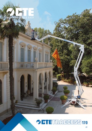 Пълзящи повдигачи с подвижна стрела CTE Traccess 170 E