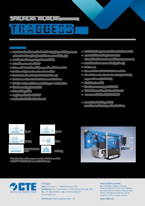 Пълзящи повдигачи с подвижна стрела CTE Traccess 200