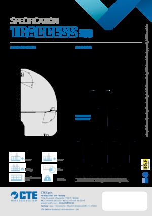 Пълзящи повдигачи с подвижна стрела CTE Traccess 230
