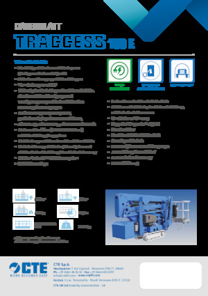 Пълзящи повдигачи с подвижна стрела CTE Traccess 160 E
