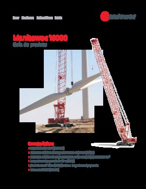 Верижни кранове - решетъчна стрела Manitowoc 16000