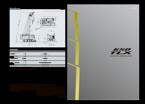 Верижни кранове - решетъчна стрела Hitachi Sumitomo 650TLX