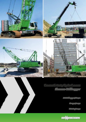 Верижни кранове - решетъчна стрела Sennebogen 7700