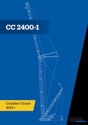 Верижни кранове - решетъчна стрела Demag CC 2400-1