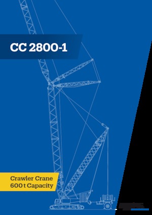 Верижни кранове - решетъчна стрела Demag CC 2800-1