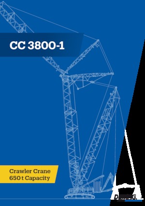 Верижни кранове - решетъчна стрела Demag CC 3800-1