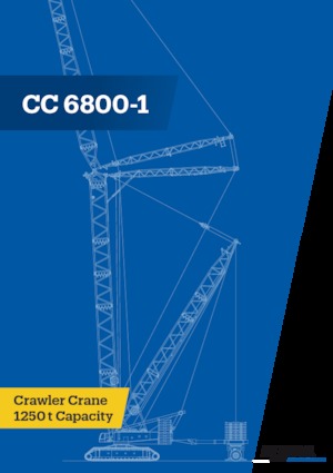 Верижни кранове - решетъчна стрела Demag CC 6800-1