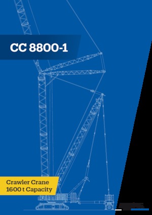 Верижни кранове - решетъчна стрела Demag CC 8800-1