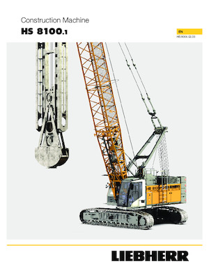 Верижни кранове - решетъчна стрела Liebherr HS 8100.1 